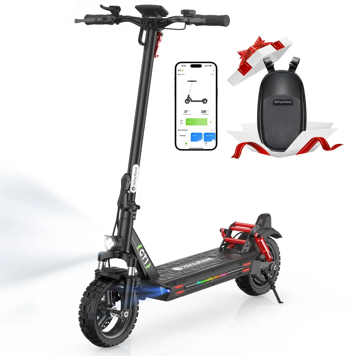Isinwheel Gt1 800W Off Road Electric Scooter 2026 Upgraded Version 1