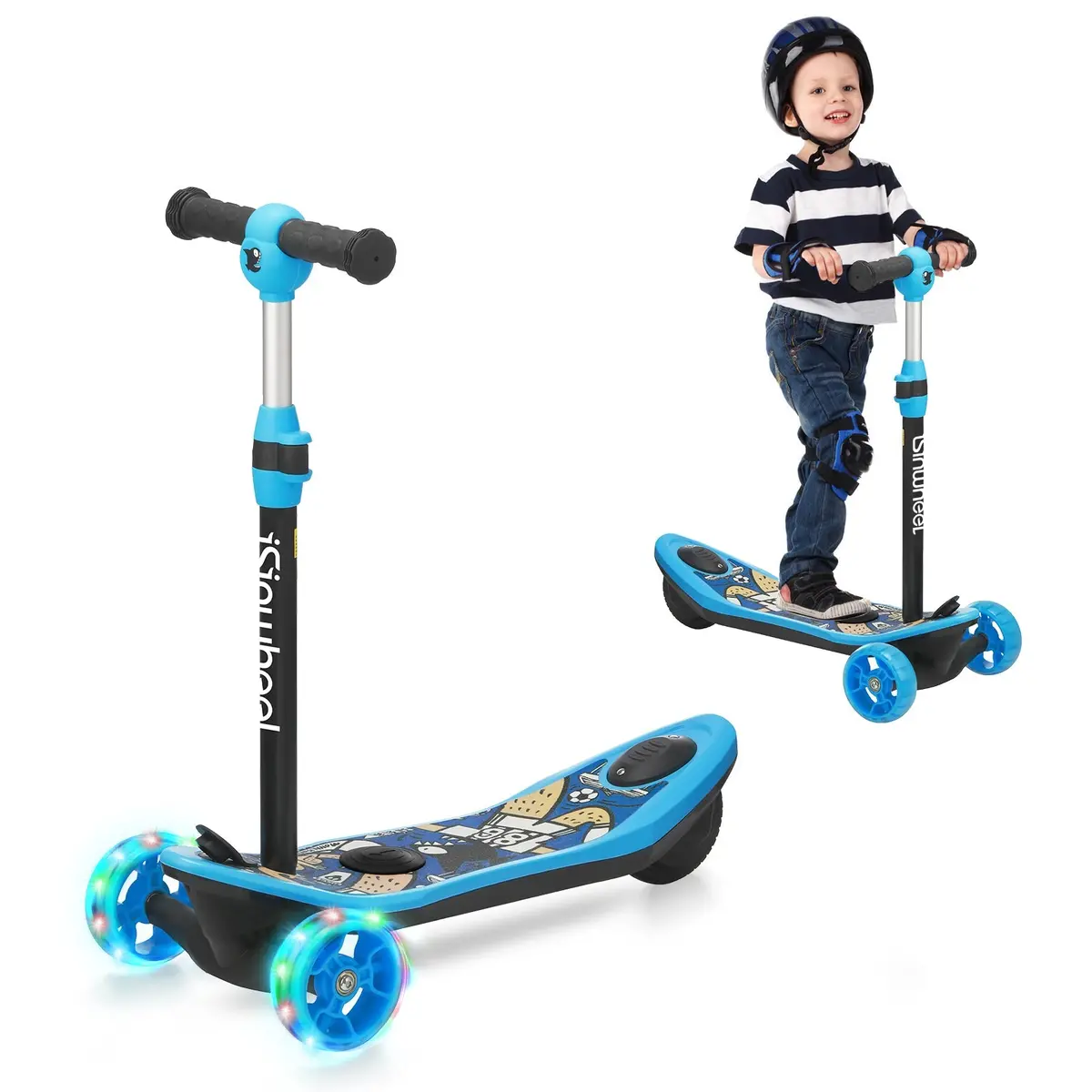 Isinwheel Long Range 3 Wheel Kids Electric Scooter 2