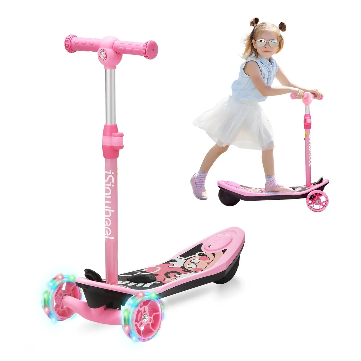 Isinwheel Long Range 3 Wheel Kids Electric Scooter 1