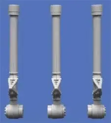 #106   Small Tri-Gear Straight Strut Covers 1