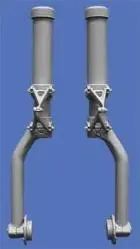 #108   Large Main Gear Offset Strut Covers 1
