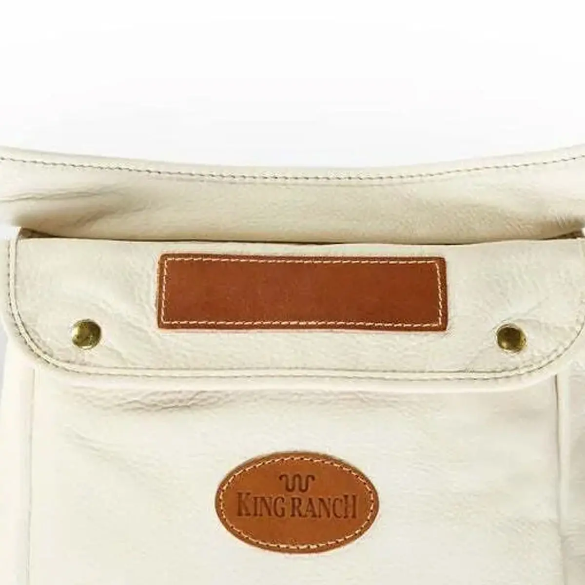 Cream Cowhide Shooting Bag 2