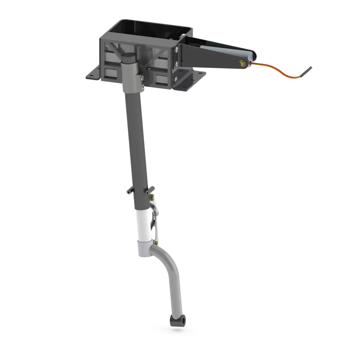 #145-5E   P-51 Electric Main Retracts 5" Offset Wheel 1