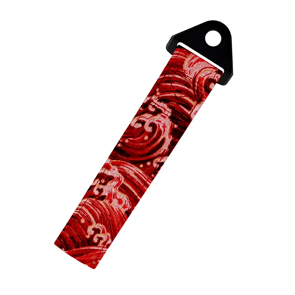 Jdm Finger Wave Racing Tow Strap 3