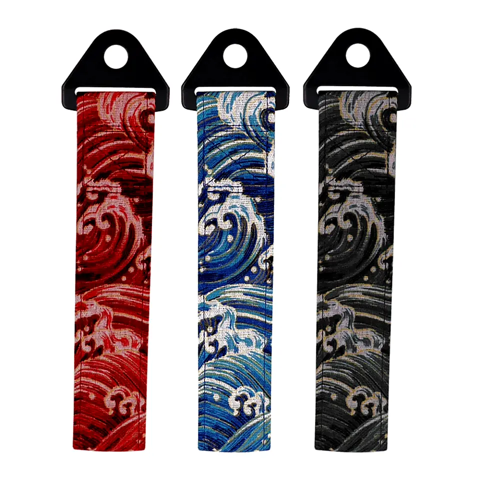 Jdm Finger Wave Racing Tow Strap 1