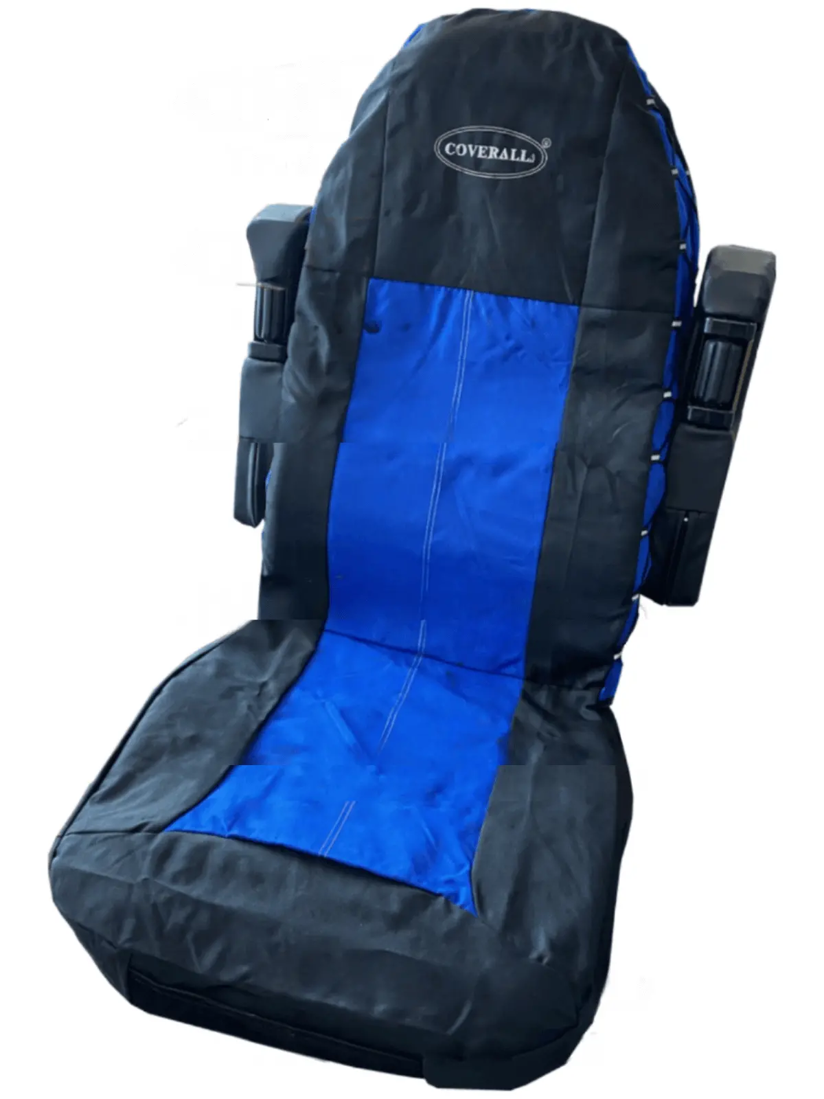 Coveralls High Back Black And Blue Truck Seat Cover 181704Xn1162 1