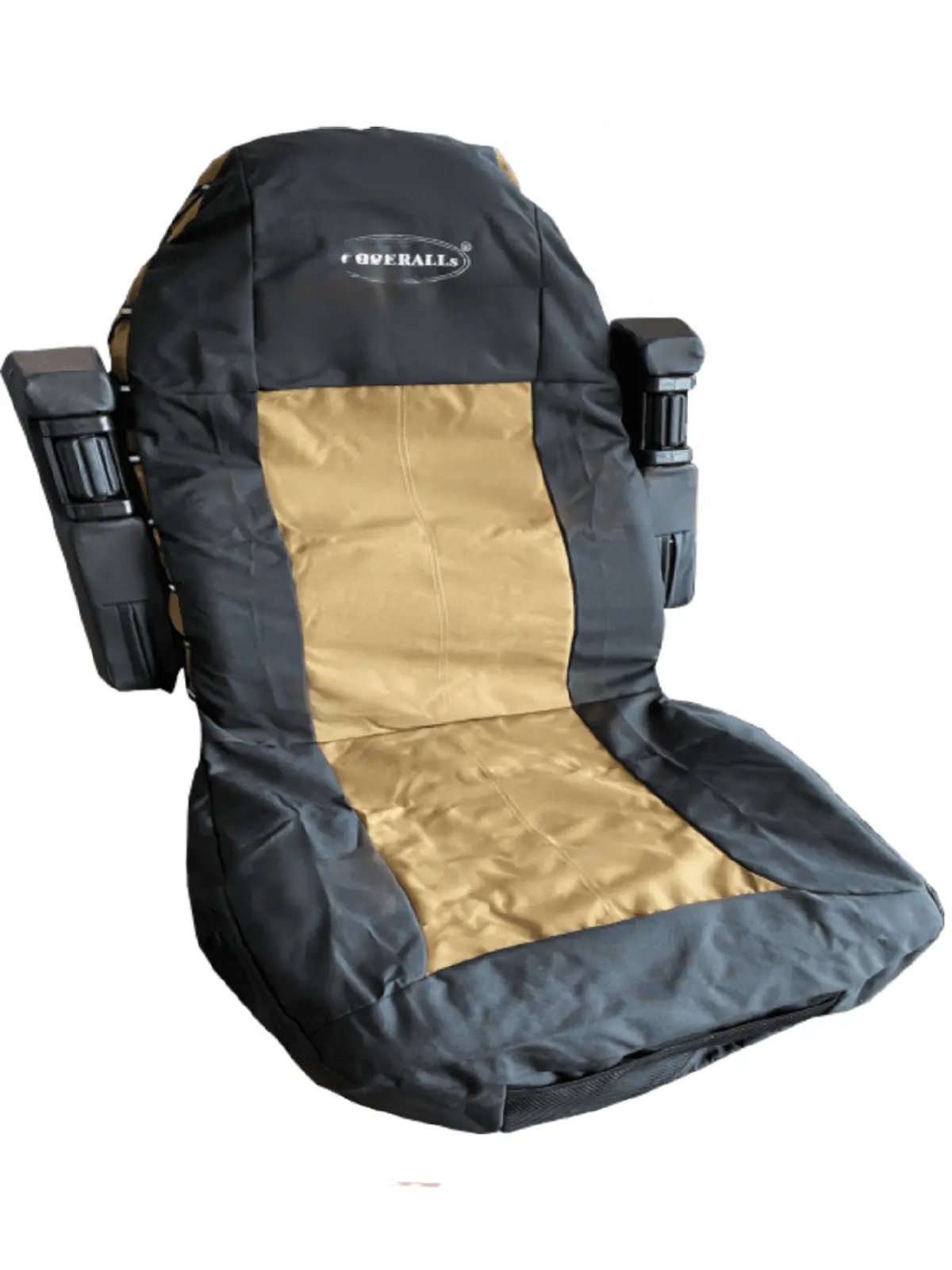 Coveralls High Back Black And Mocha Truck Seat Cover 181704Xn1163 1