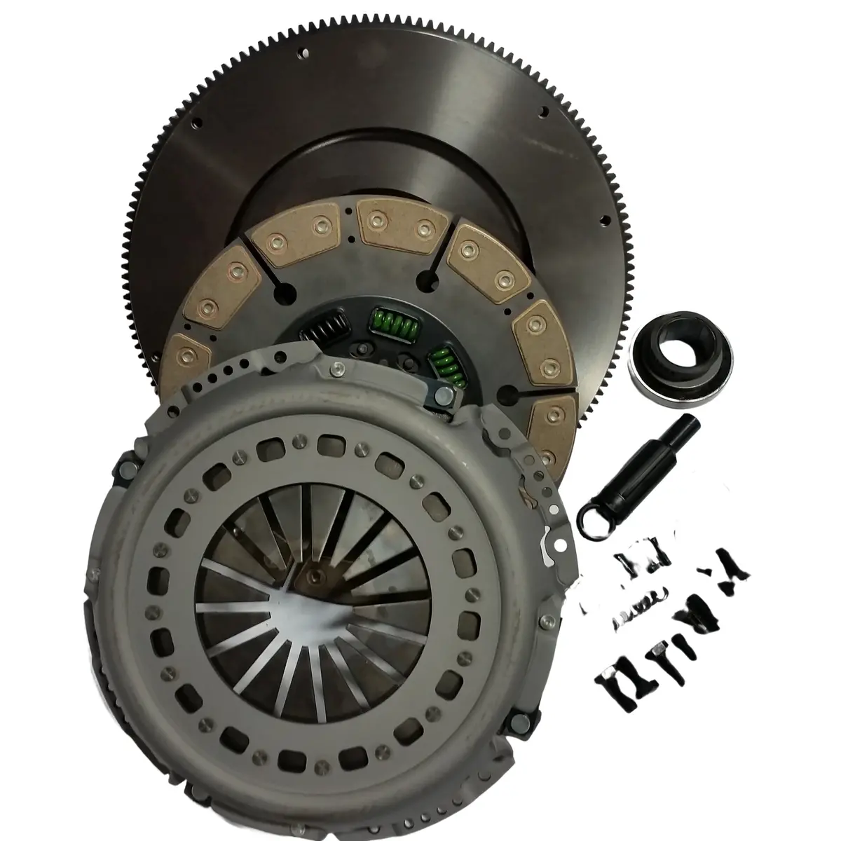 1994-1997 Powerstroke Ceramic/Ceramic Clutch Kit W/Flywheel - 600Hp/1100Ft-Lb (Nmu70263-04-Sfc) 1