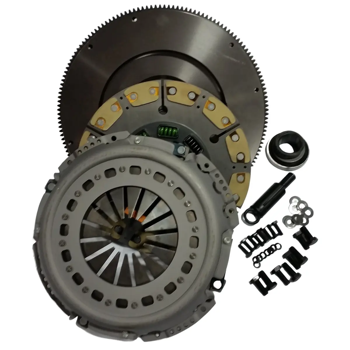 1994-1997 Powerstroke Ceramic/Kevlar Clutch Kit W/Flywheel - 500Hp/1000Ft-Lb (Nmu70263-06-Sfc) 1