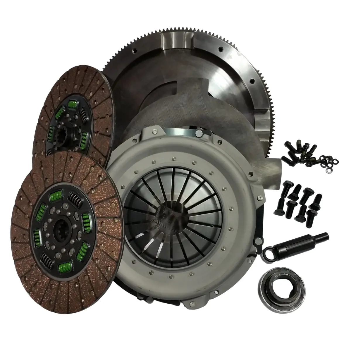 1994-1997 Powerstroke Organic Billet Dual Disc Clutch - 550Hp/1100Ft-Lb (Nmu73zf5dds-Org) 1