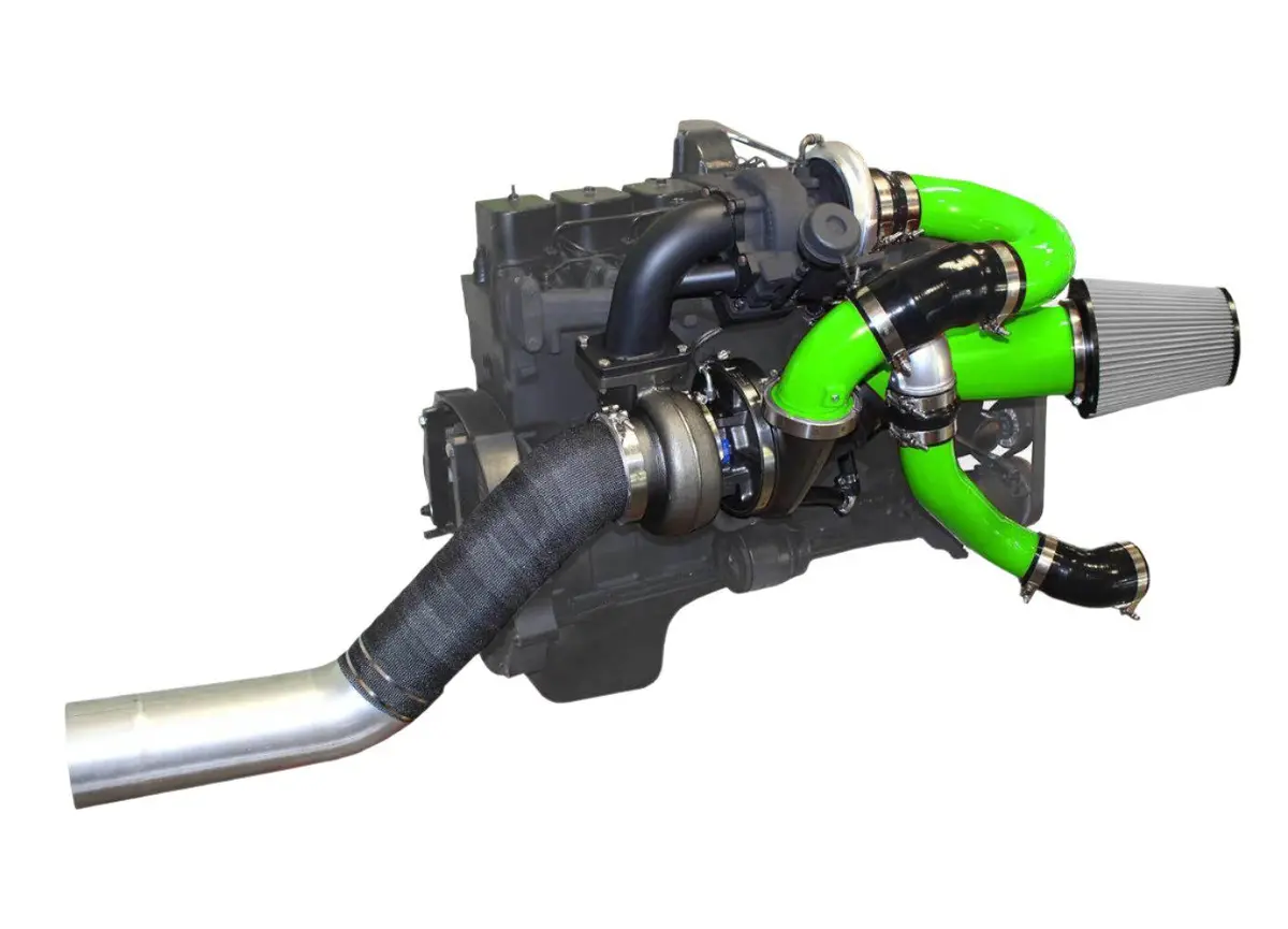 1994-1998 Cummins Low Mount Compound Turbo System (Pdc9498lm) 5