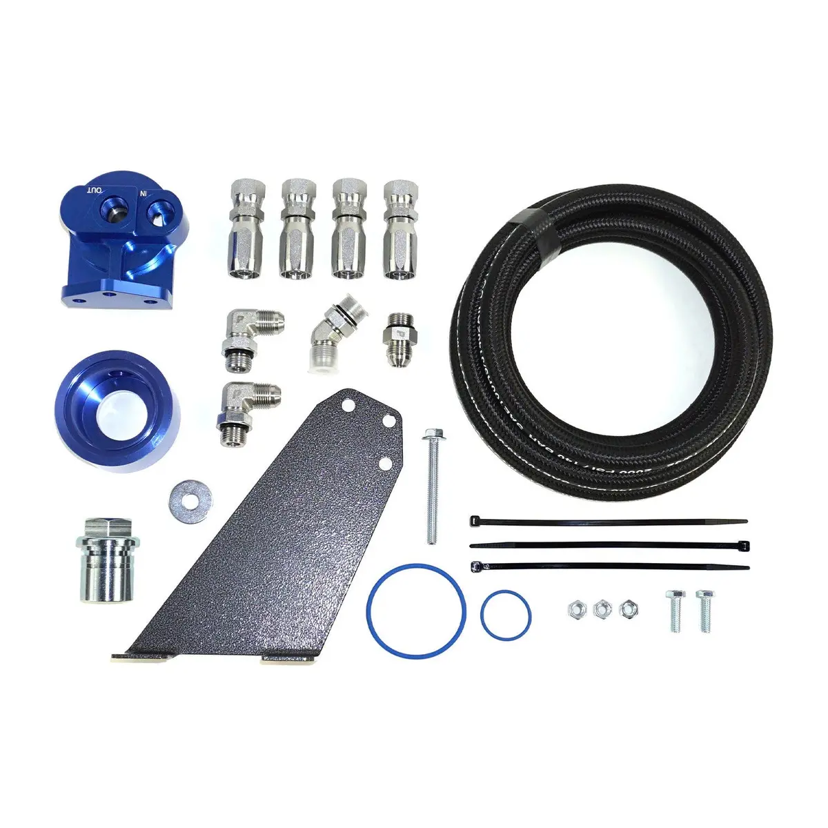 1994-2002 Cummins Oil Filter Relocation Kit (Hp10591) 1