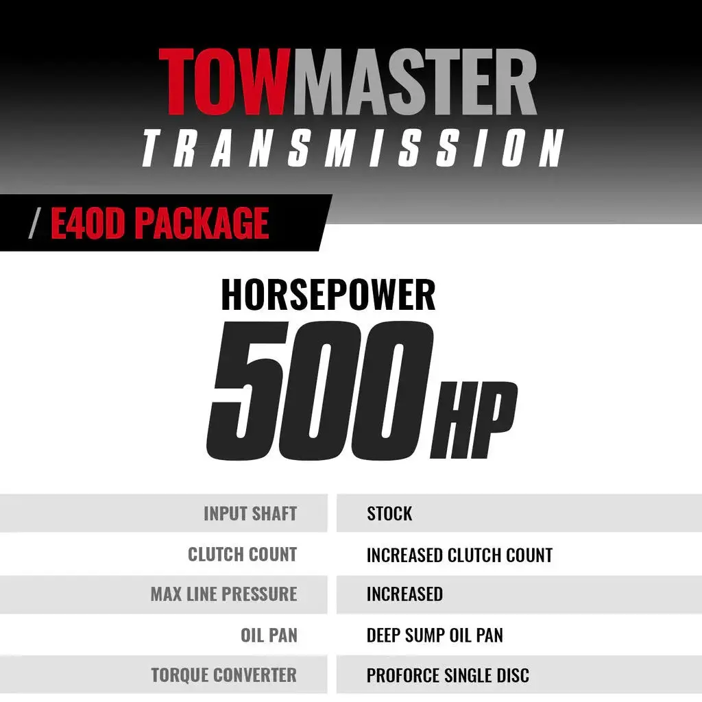 1995-1997 Powerstroke Towmaster E40d Transmission & Converter Package (4Wd) (1064424Sm) 2