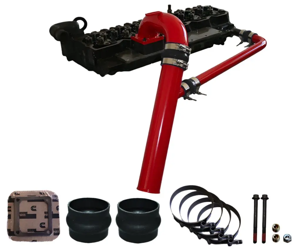 1998.5-2002 Cummins 3" Intake Manifold W/ 3" Cross-Air Package (Pdc9802cak) 1