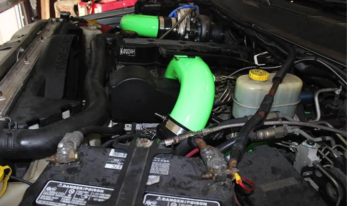 1998.5-2002 Cummins 3.5" Mega Intake System & Cross-Air Kit (Pdc9802mca) 2