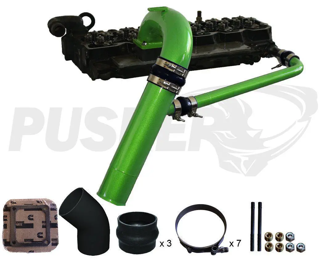 Cummins 3.5" Mega Intake System with Cross-Air Upgrade — 1998.5–2002 (Pdc9802mca)
