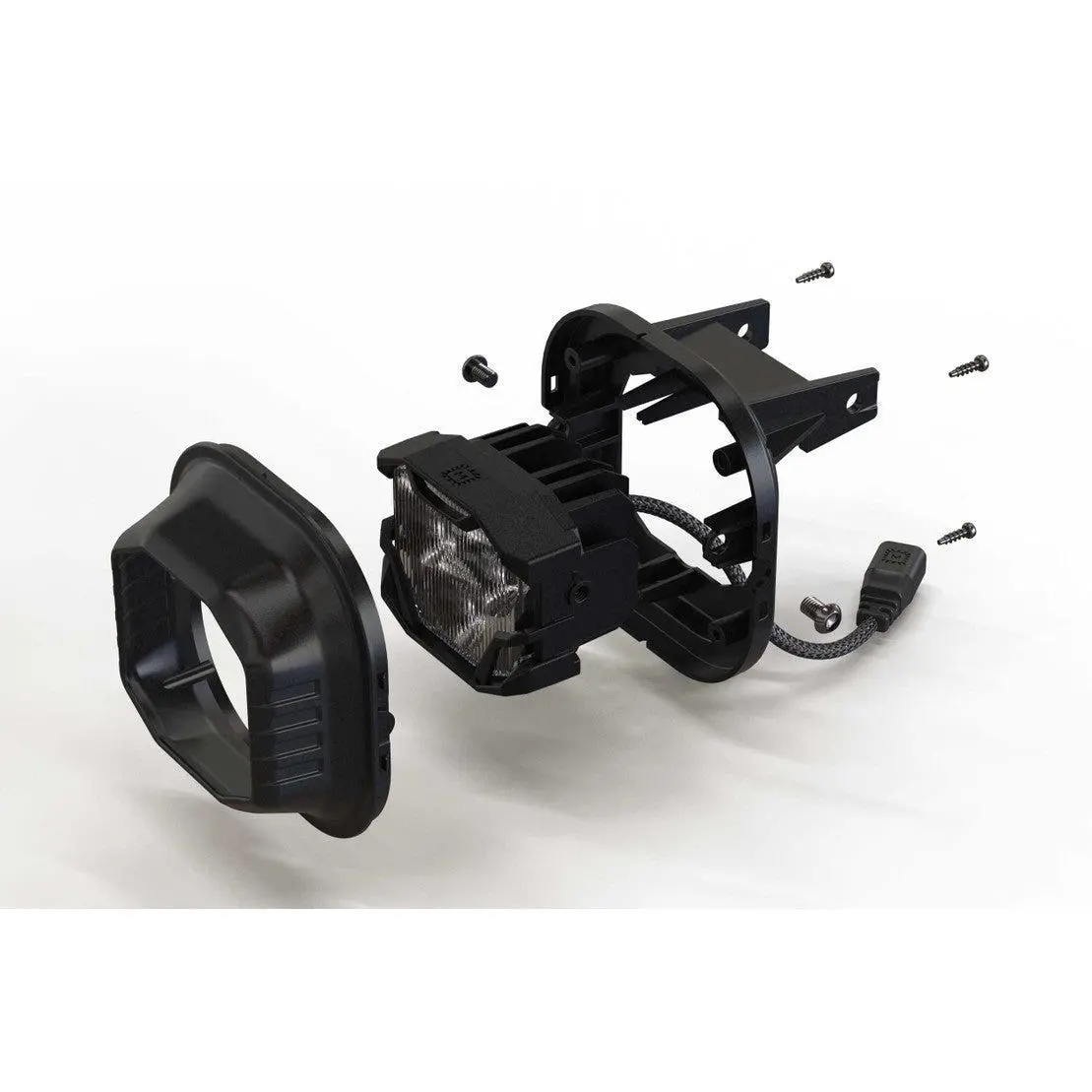 1999-2016 Powerstroke 4Banger Sd Type Fog Light Brackets (Baf021) 1