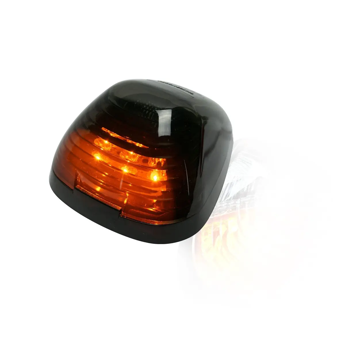 1999-2016 Powerstroke Strobe White & Amber Led W/ Smoked Lens Cab Lights Set (264143Bks) 1