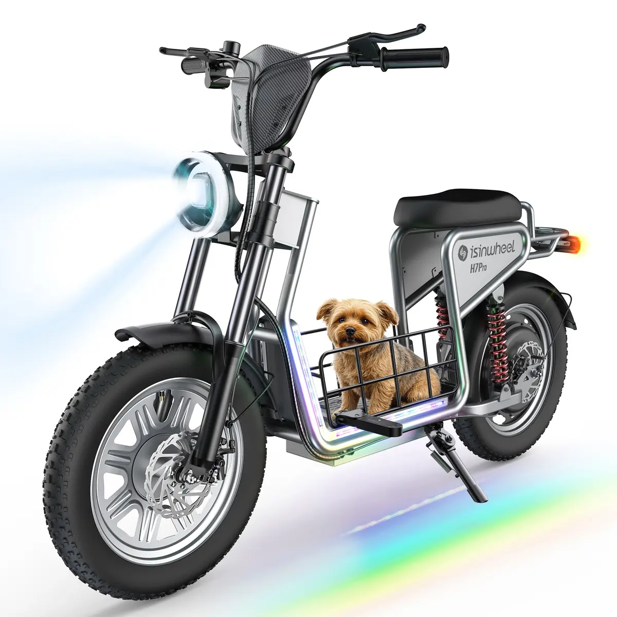 H7pro High-End Commuting Electric Scooter With Seat 28Mph 1