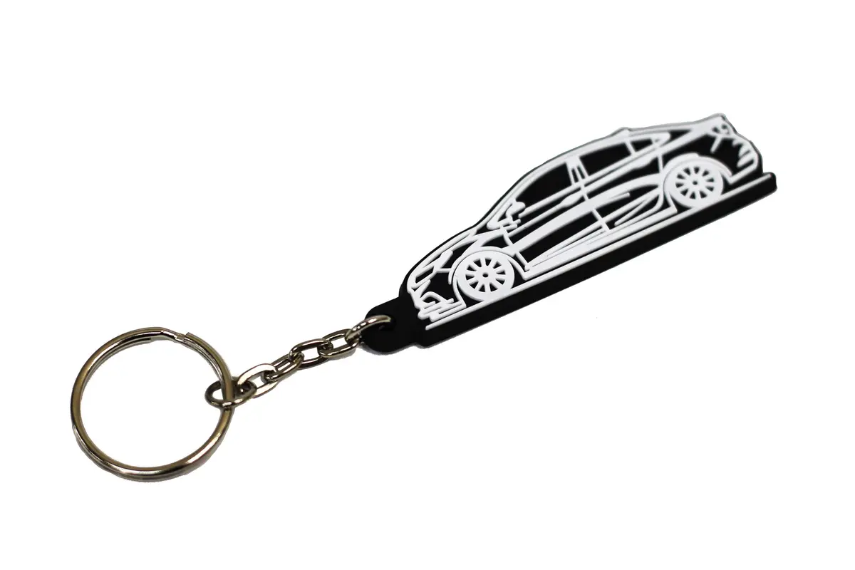 2Nd Gen Sedan Rubber Keychain 1