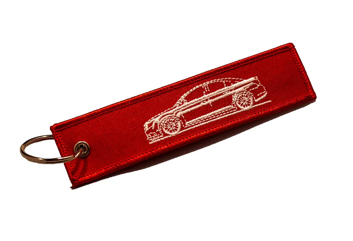1St Gen Sedan Sideview Street Style Red Key Tag 1