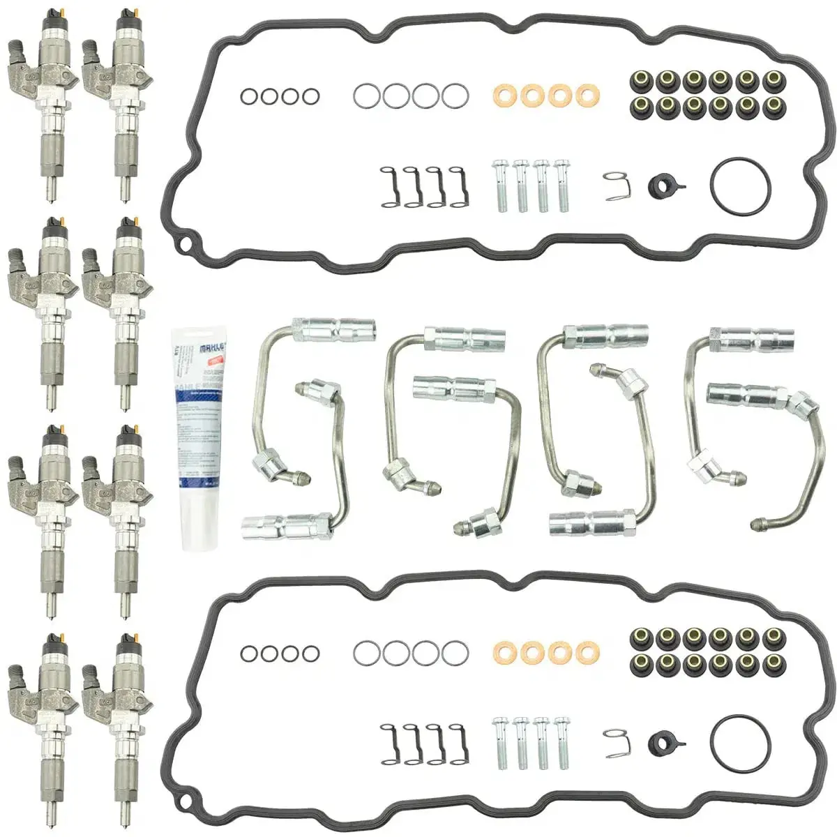 2001-2004 Duramax Reman Stock Bosch Injectors W/Install Kit (412603) 1