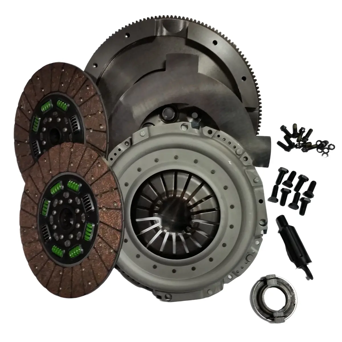 2001-2005 Cummins Organic Dual Disc Clutch Kit - 550Hp/1100Ft-Lb (Nmu70nv56ddsn-Org) 1