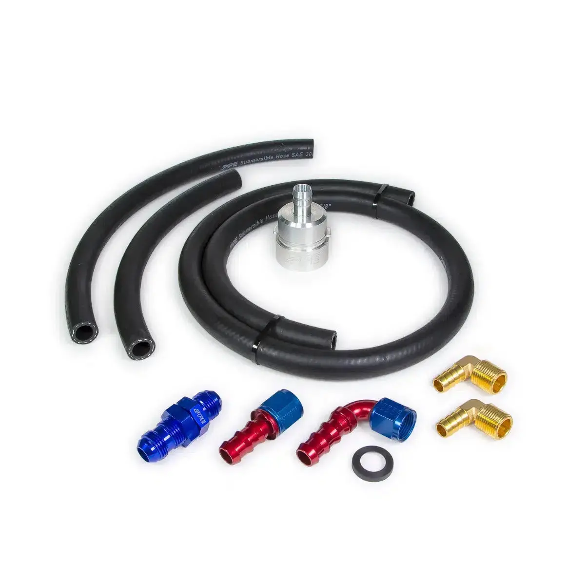 2001-2005 Duramax Billet Aluminum Fuel Pickup W/ Lift Pump Fittings Hose & Clamps (113053000) 2