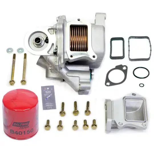 2001-2007 & 2011-2019 Duramax Oil Cooler Upgrade Kit (13252) 1