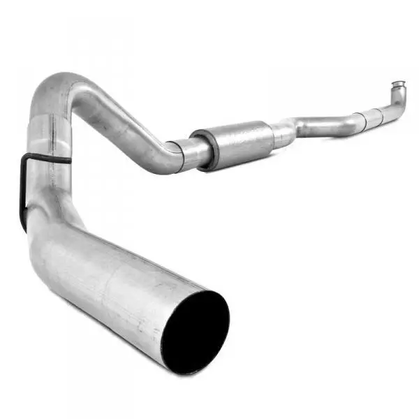 2001-2007 Duramax 4" Downpipe Back Exhaust System W/ Muffler (S6004p) 1