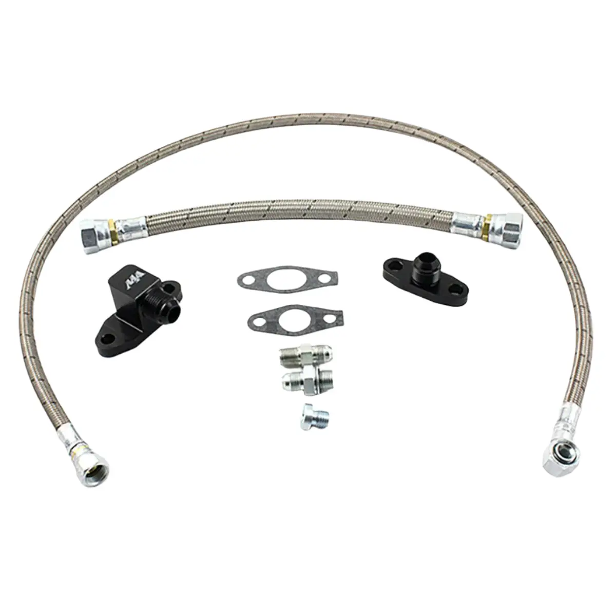 2001-2010 Duramax Turbo Oil Line Kit S400 Valley Mount Turbo (10228) 1