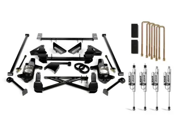 2001-2013 Duramax 7" Standard Lift Kit W/ Fox 2.0 Performance Series Remote Reservoir Shocks (110-P0786) 1
