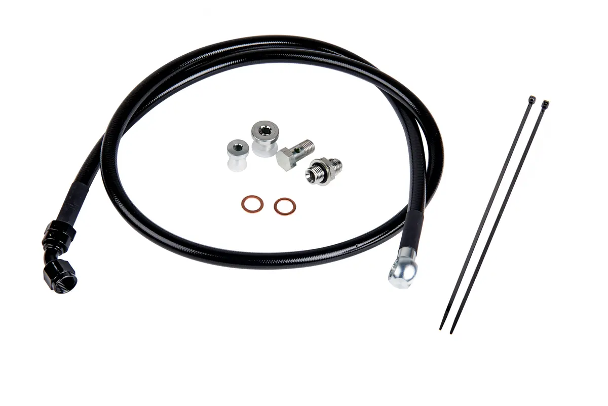 2001-2016 Duramax Remote Turbo Oil Feed Line Kit (Fpe-Dtfl-0116) 1