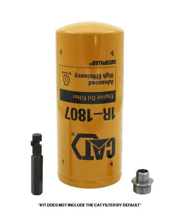 2001-2019 Duramax Cat Oil Filter Adapter Conversion Kit (Dur-Oil-A064) 2