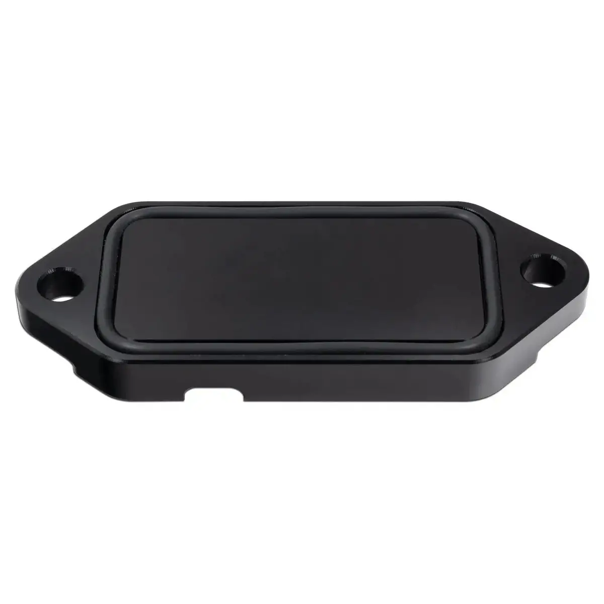 2001-2024 Duramax Coolant Block-Off Plate Billet Aluminum (Black) (119000820) 2