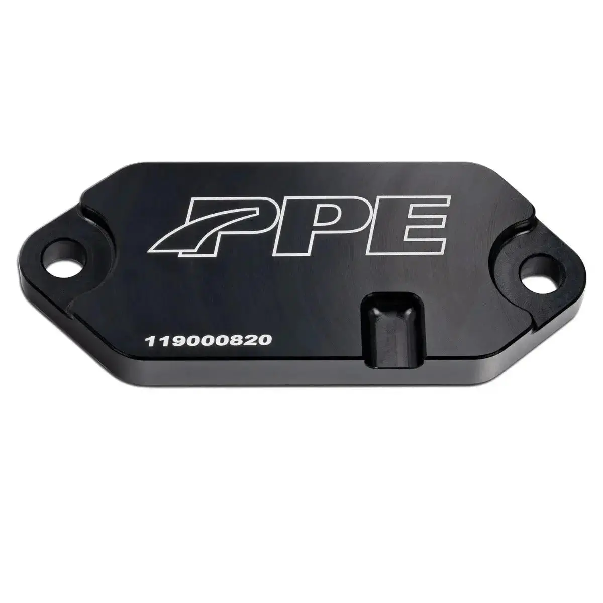 2001-2024 Duramax Coolant Block-Off Plate Billet Aluminum (Black) (119000820) 1