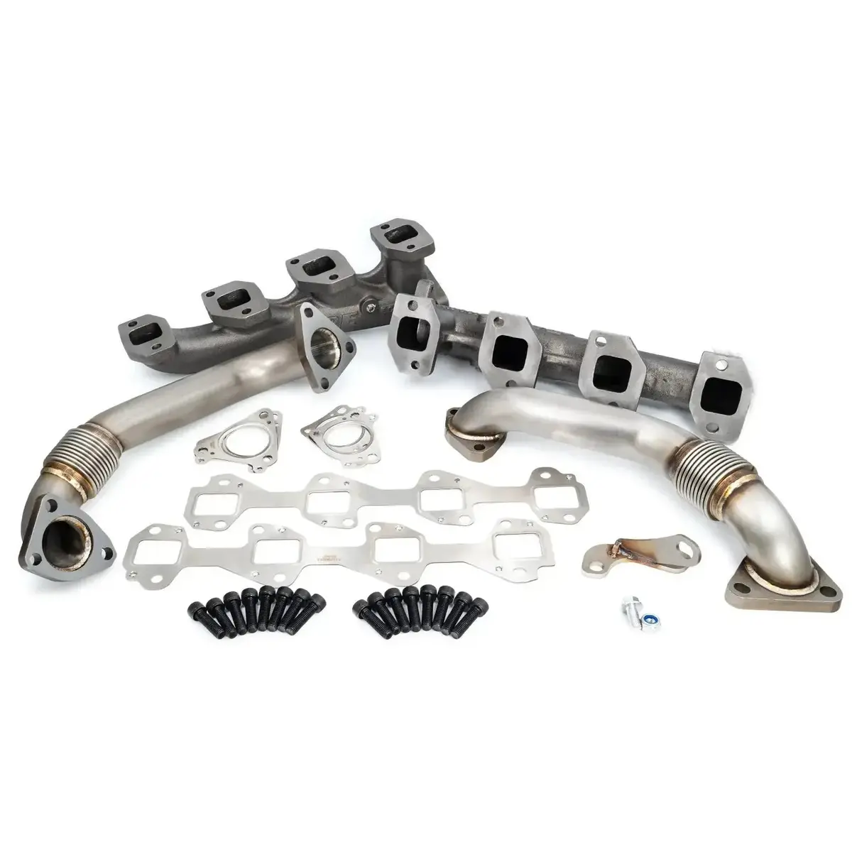 2001-2025 Duramax High Flow Exhaust Manifold W/ Up-Pipe Kit (116111035) 1