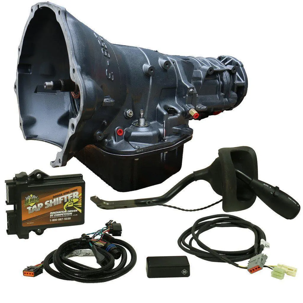 2003-2004 Cummins Torquemaster 48Re Transmission W/ Auxiliary Filter Kit & Billet Input & Tapshifter Package (4Wd) (1064194Bft) 1