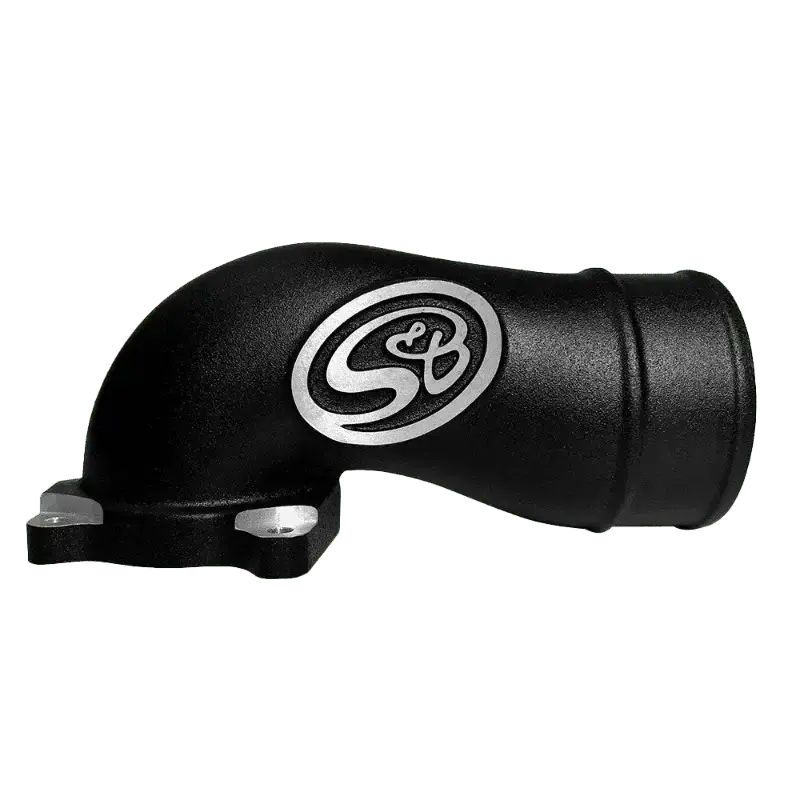 2003-2004 Powerstroke S&B Intake Elbow W/ Cold Side Intercooler Piping & Boots (76-1003B) 2
