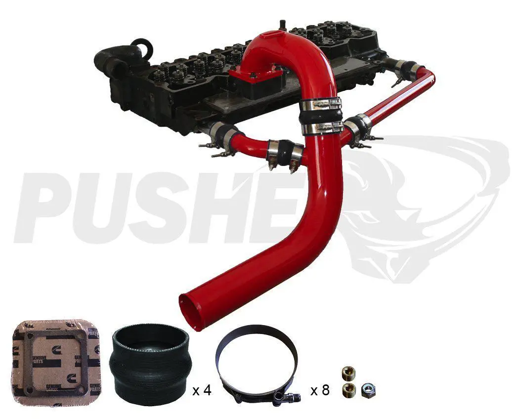 2003-2007 Cummins 3" Intake Manifold W/ 3" Cross-Air Package (Pdc0307cak) 1