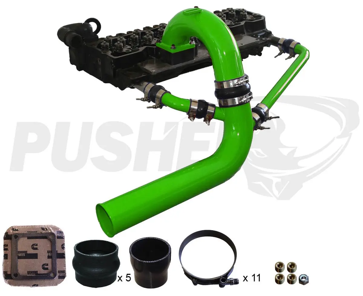 2003-2007 Cummins 3.5" Mega Intake System W/ Cross-Air (Pdc0307mca) 5