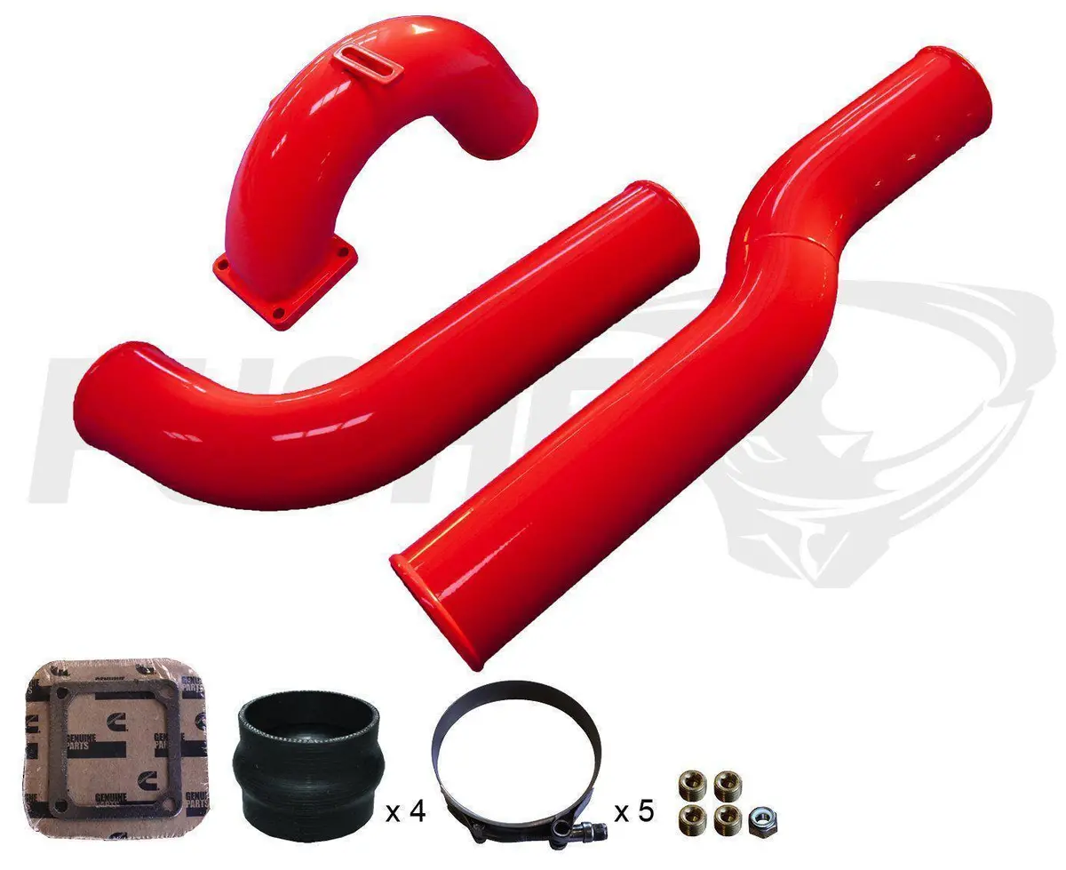 3.5" Mega Intake System with Intercooler Tube for 2003–2007 Cummins Diesel (Pdc0307mw) - Image 4
