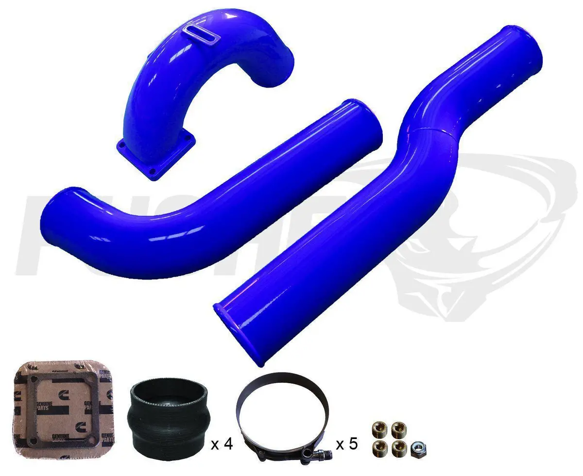 3.5" Mega Intake System with Intercooler Tube for 2003–2007 Cummins Diesel (Pdc0307mw) - Image 2