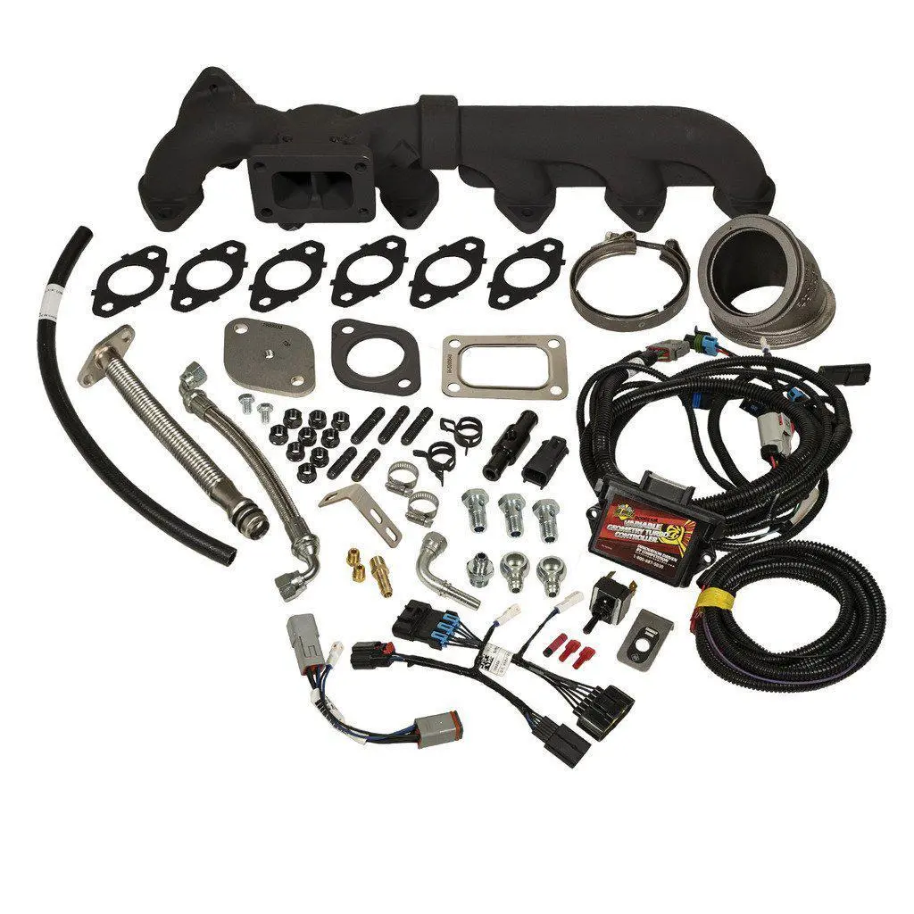 2003-2007 Cummins Howler Vgt Turbo Install Kit W/ Controller (1047136) 1