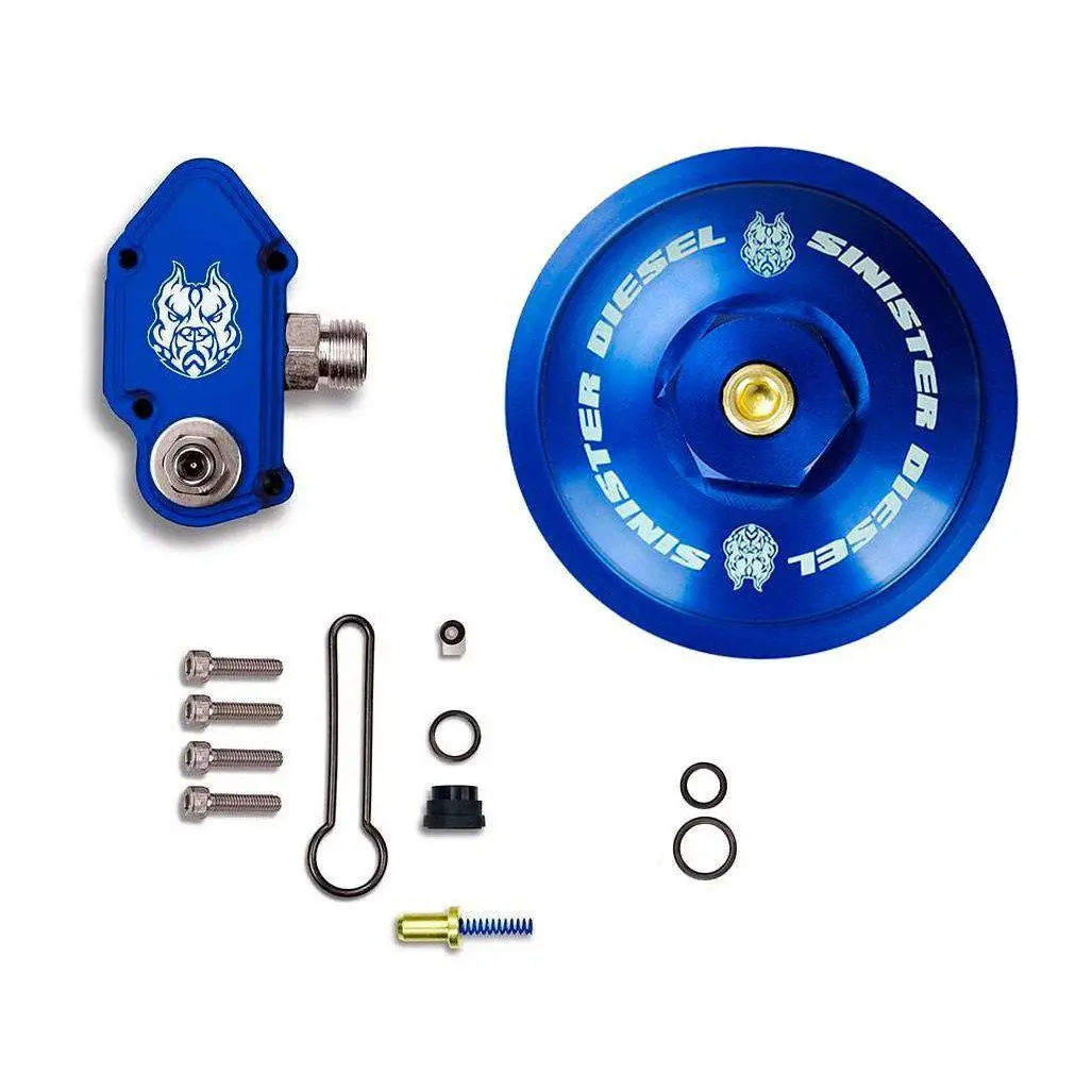 2003-2007 Powerstroke Blue Spring Kit W/Adjustable Billet Spring Housing (Sdg-6.0P-Fbadj-03-01-20) 1