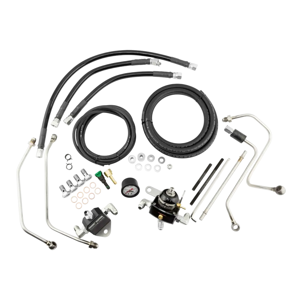 2003-2007 Powerstroke Fuel Bowl Delete Regulated Return Fuel System Kit (Dd-60Fs-Fbd-Rrk-V3) 1