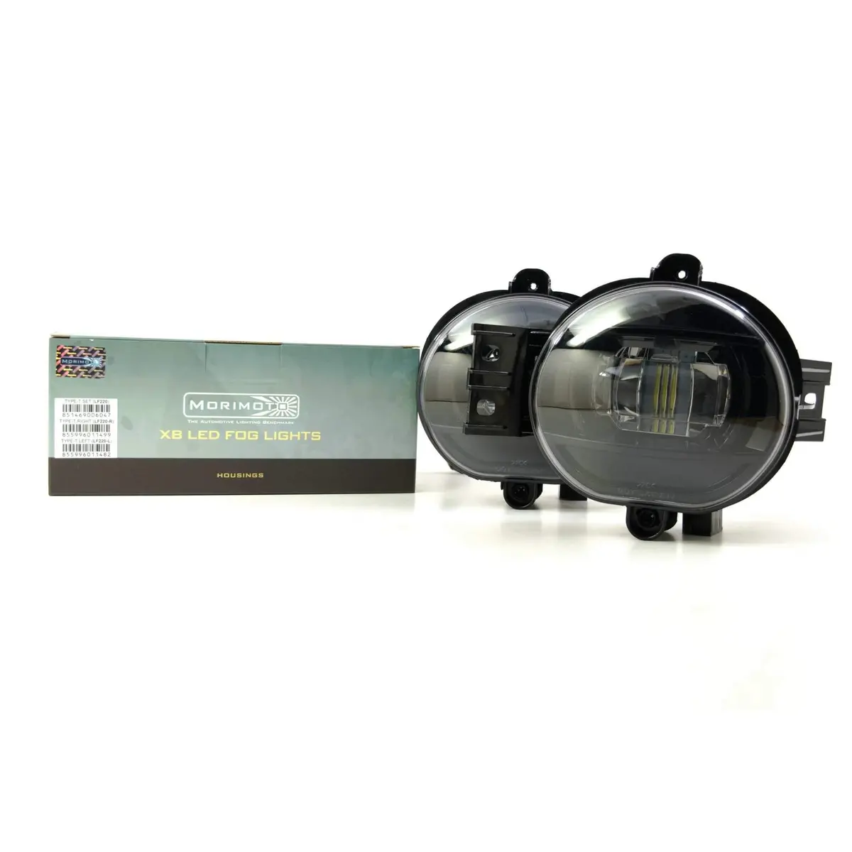 2003-2009 Cummins Oval Xb Led Black Fog Lights (Lf292) 1