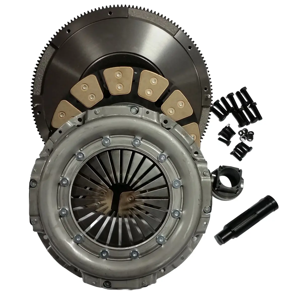 2003-2010 Powerstroke Hd Ceramic Clutch Kit W/Flywheel - 600Hp/1150Ft-Lb (Nmu70432-04) 1