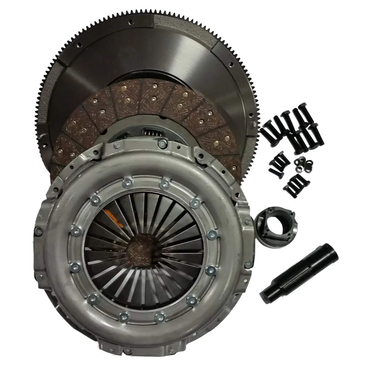 2003-2010 Powerstroke Hd Organic Clutch Kit W/Flywheel - 400Hp/850Ft-Lb (Nmu70432-01) 1