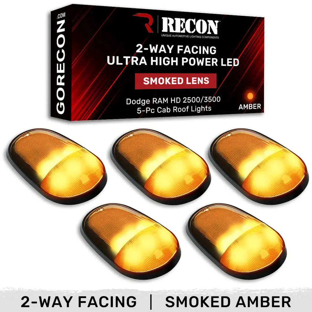 2003-2018 Cummins Led 2 Way Roof Light Set (264146Bkhpwh) 2